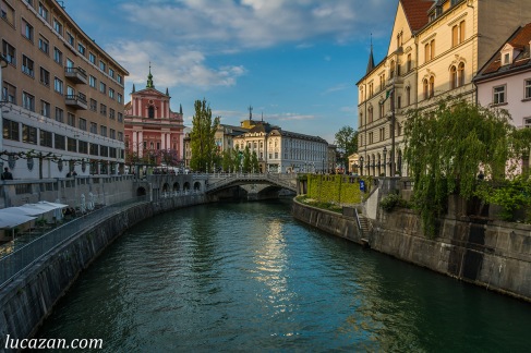 Lubiana - lungo il fiume Ljubljanica