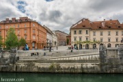 Lubiana - lungo il fiume Ljubljanica